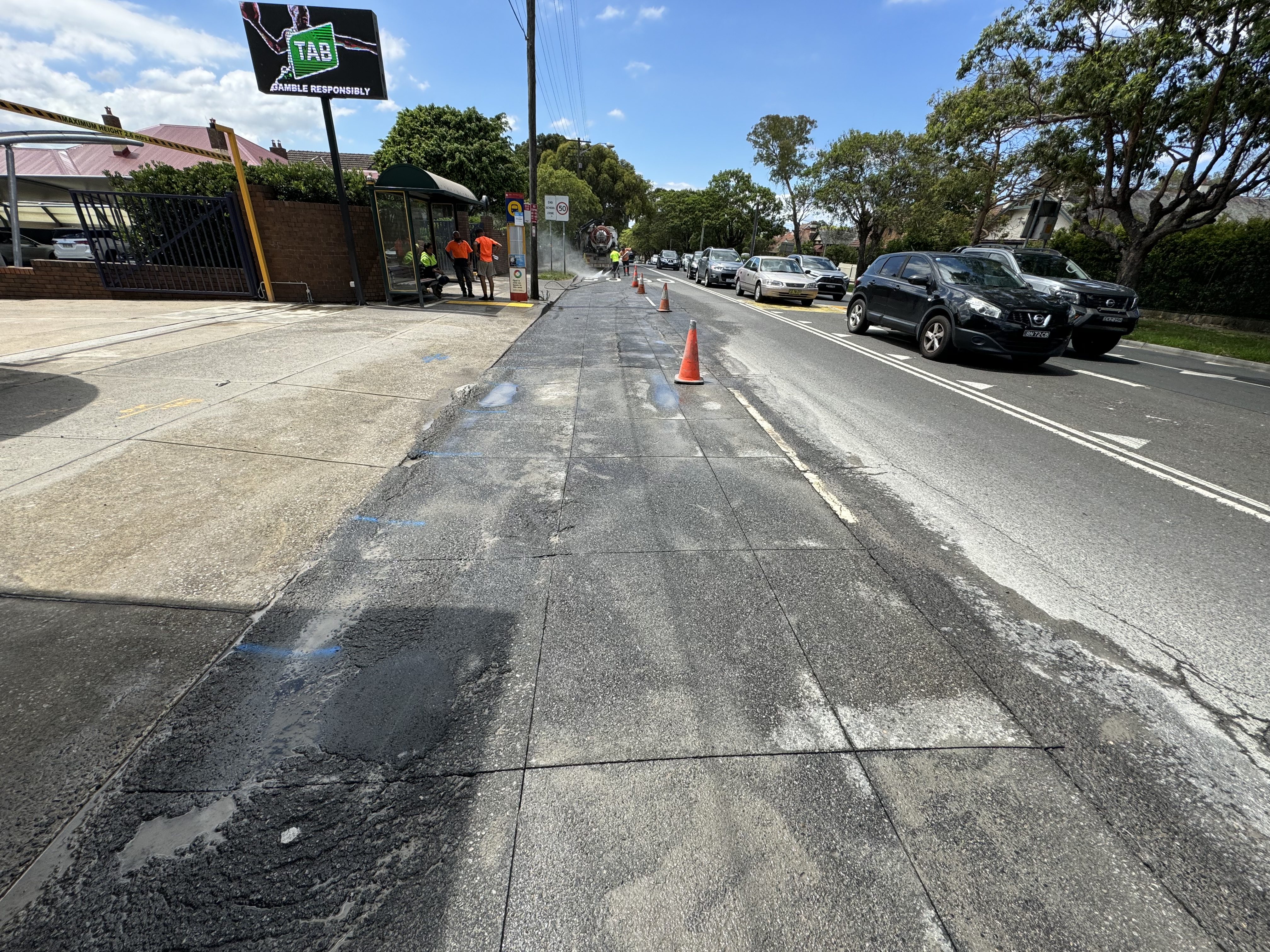 Burwood Rd & Liverpool Rd, Burwood — Road Slabs — image 1